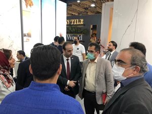 بازدید سرپرست مرکز تحقیقات راه، مسکن و شهرسازی از بیست و دومین نمایشگاه بین المللی صنعت ساختمان 